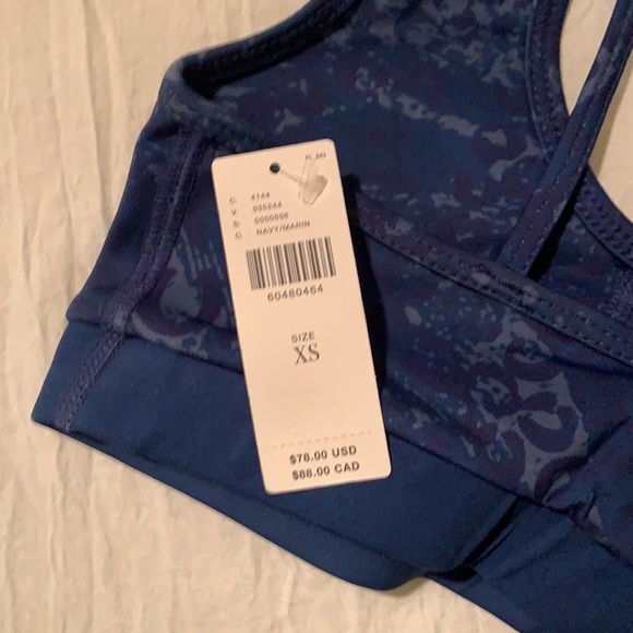 Daily Practice by Anthropologie Sofia Sports Bra in Navy Leopard - Picture 7 of 11